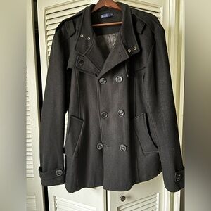 Women’s Black Peacoat 2XL
